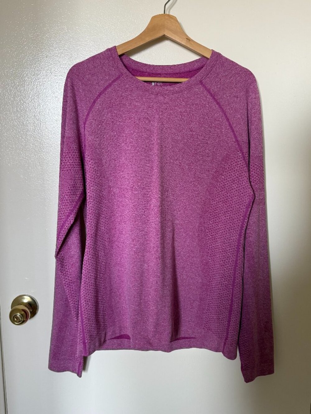 FIGS Salta Pink Seamless Long Sleeve Underscrub XXL